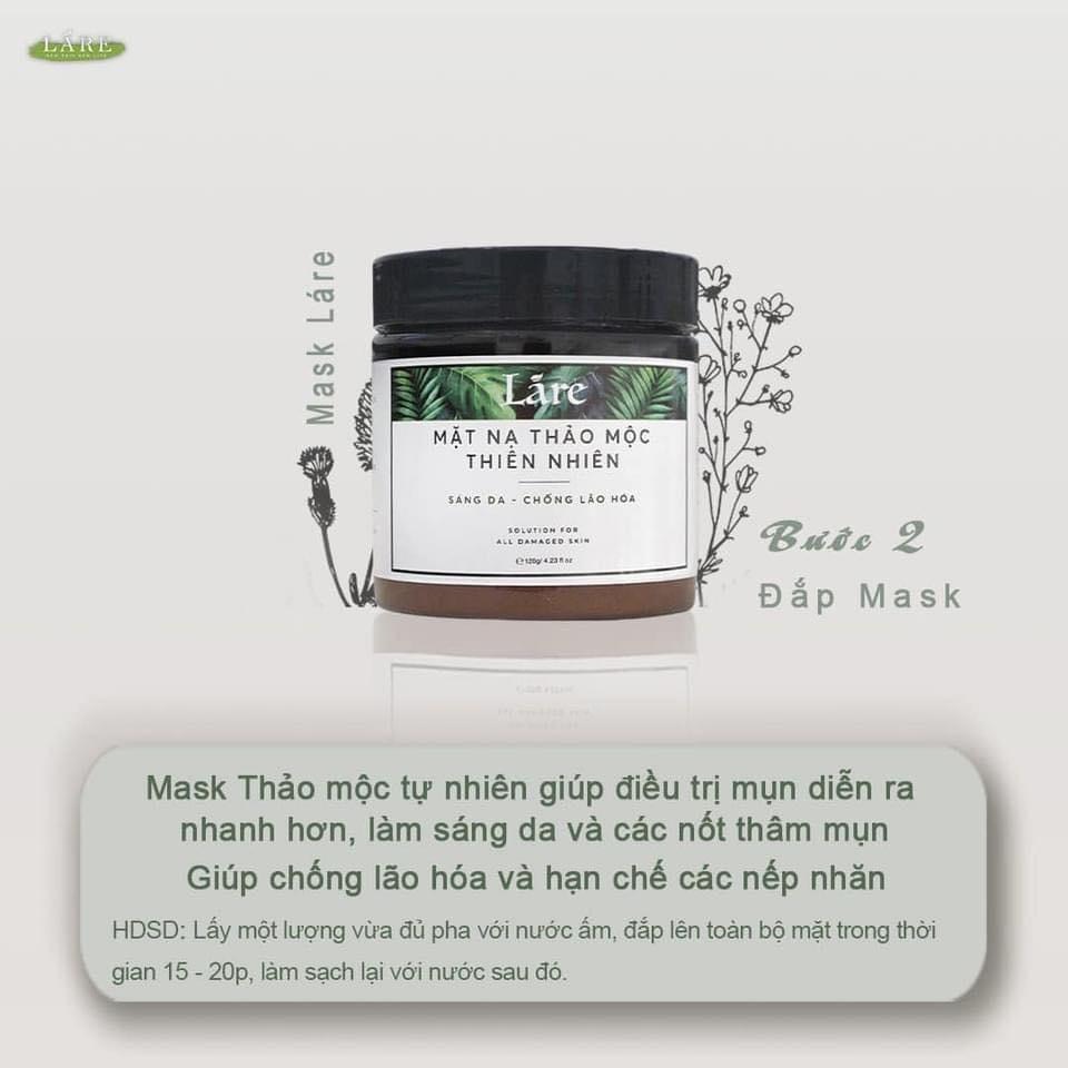 Combo Thanh Dược Lare( serum 50ml+mask trắng da 120gr+srm12gr)