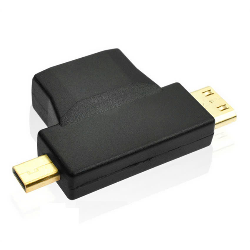 Đầu Chuyển Mini / Micro HDMI to HDMI 3in1