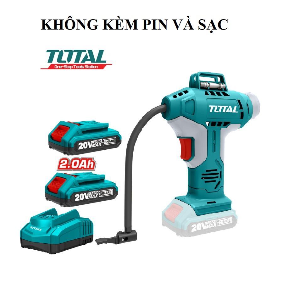 20V Máy bơm hơi tự động dùng pin Total TACLI2001 (không kèm pin sạc)
