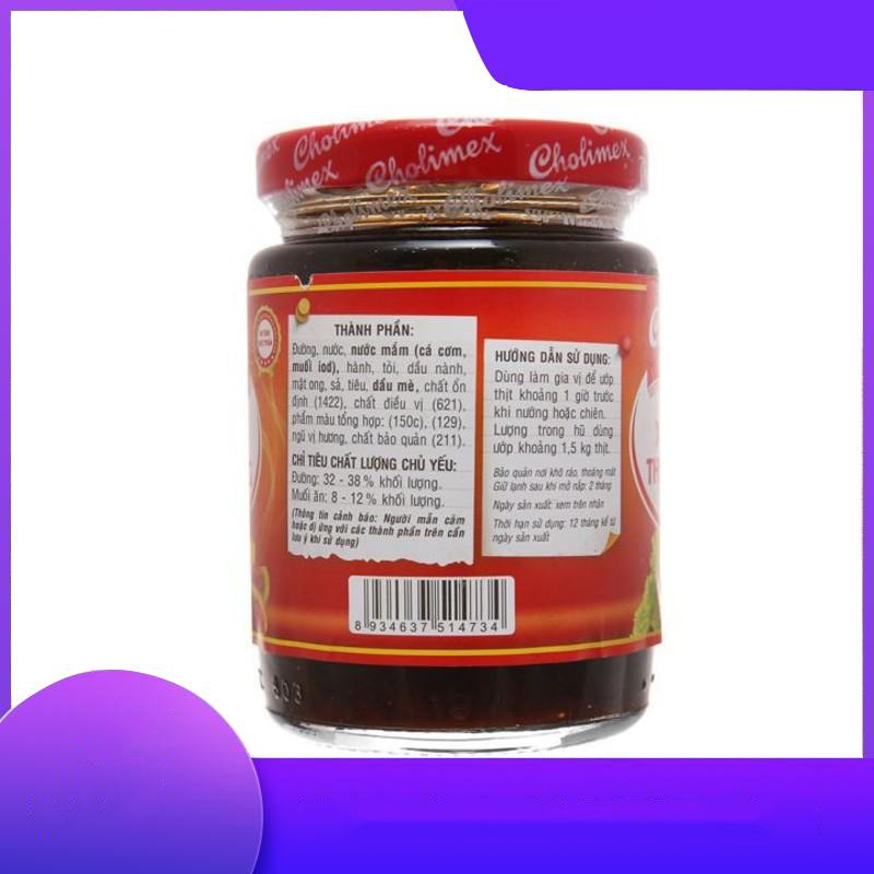 Xốt ướp thịt nướng Cholimex hũ 200g