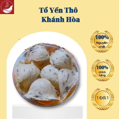 Tổ yến thô khánh hòa 50g tổ yến nguyên chất tặng nhíp và nguyên liệu chưng yến