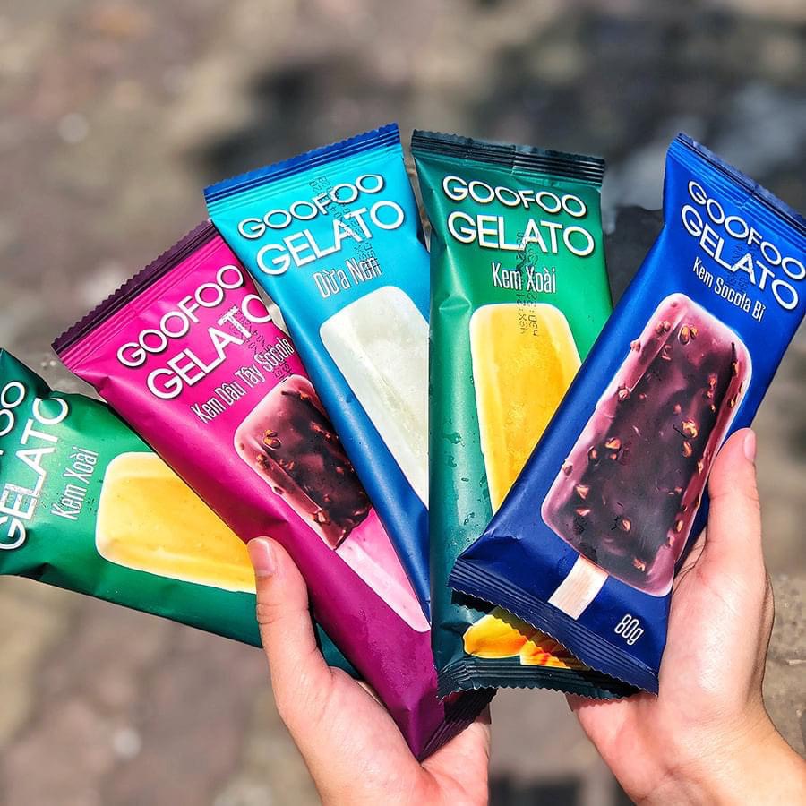 Kem Gelato Sợi Dừa Non