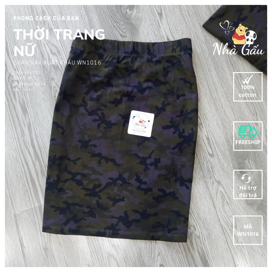 Chân váy xuất khẩu nữ Women's export skirts WN1016