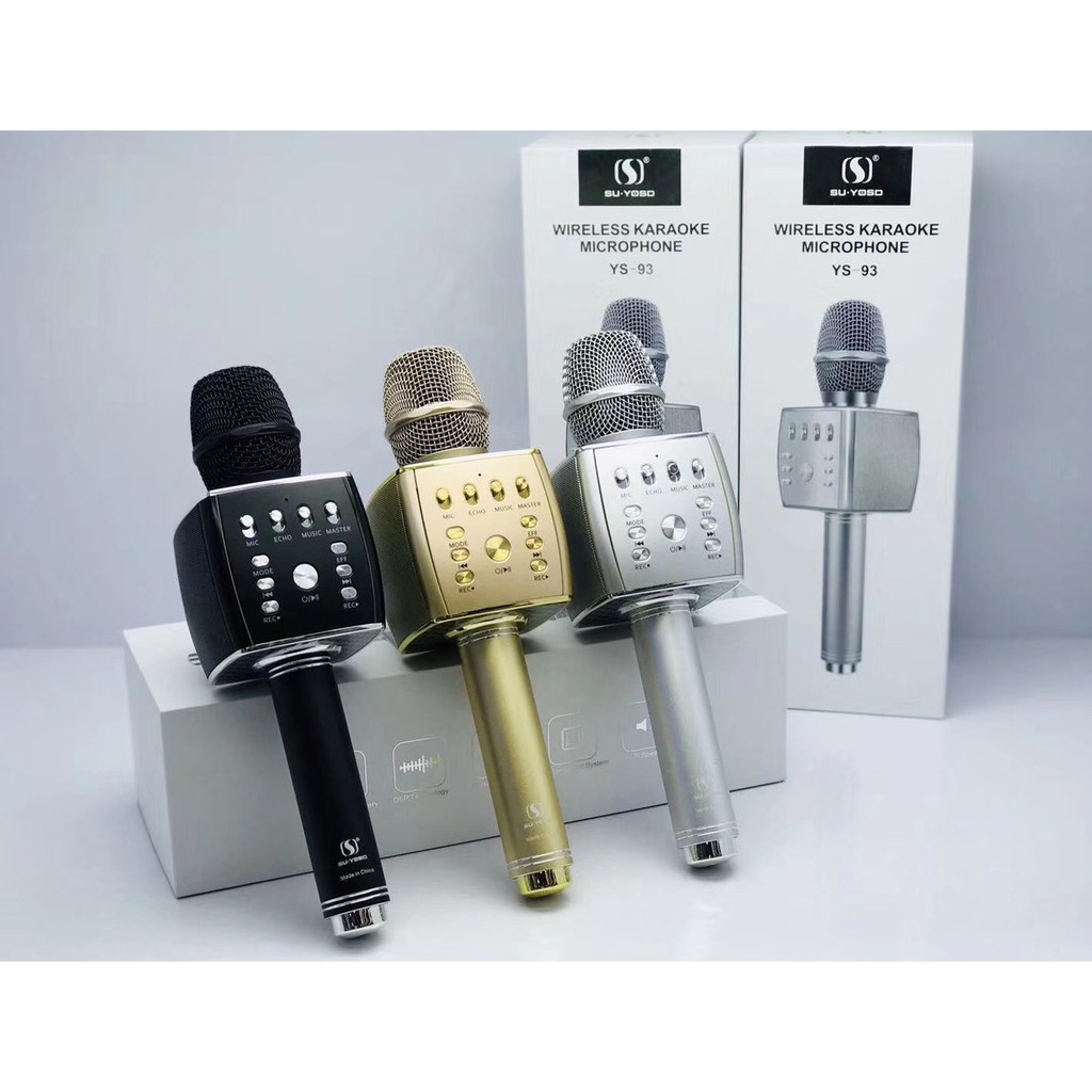 Micro karaoke su-yosd ys-93 bluetooth kèm loa