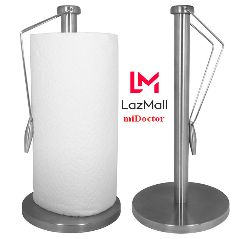 Cây Để Giấy Đứng Inox - Cọc Trụ Khăn Giấy Vệ Sinh, Giấy Ăn - Hàng Chính Hãng miDoctor