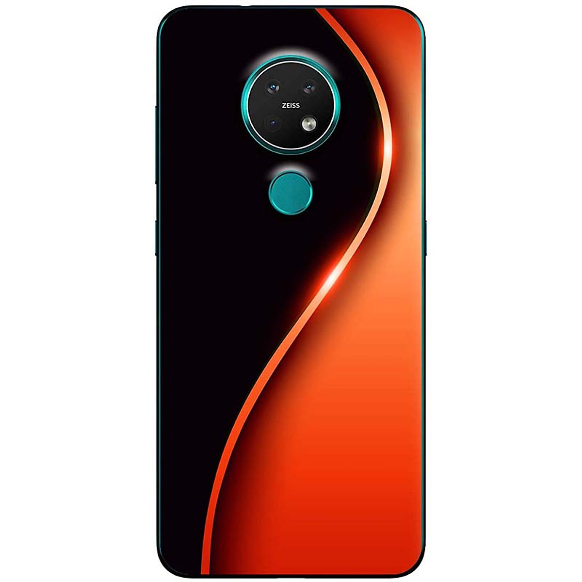 [HCM]Ốp lưng dành cho Nokia 7.2 mẫu Đường cong chữ S đỏ
