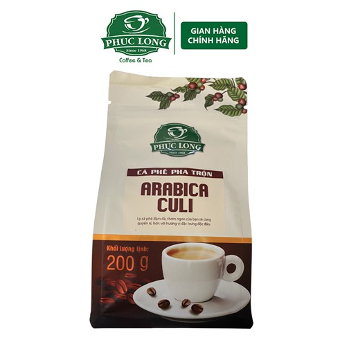 Cà Phê Arabica - Culi 200GR - Phúc Long Coffee & Tea