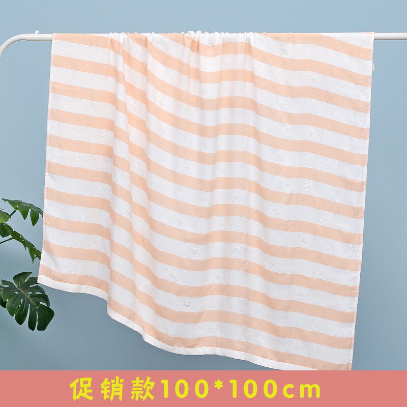 [HCM]KHĂN TẮM LỤA 4 LỚP BẰNG SỢI TRE CAO CẤP CHO BÉ