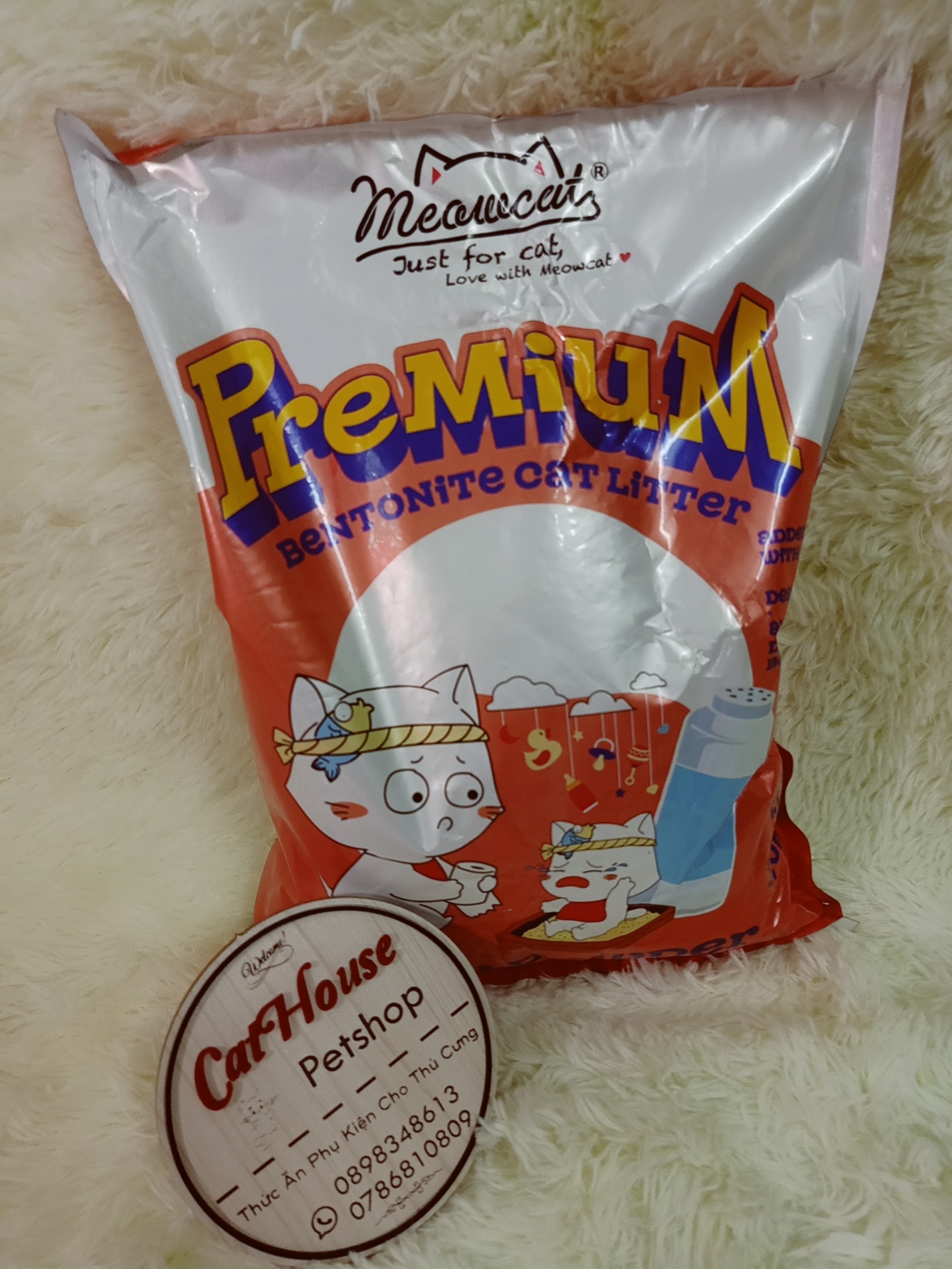 [HCM]Cát VỆ Sinh Meowcat Bentonite 5L