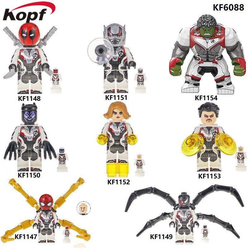 Lego Minifigures Marvel Avenger End Game Các Mẫu Nhân Vật Dr.stranges Black Widow Black Panther Deadpool Venom Spiderman