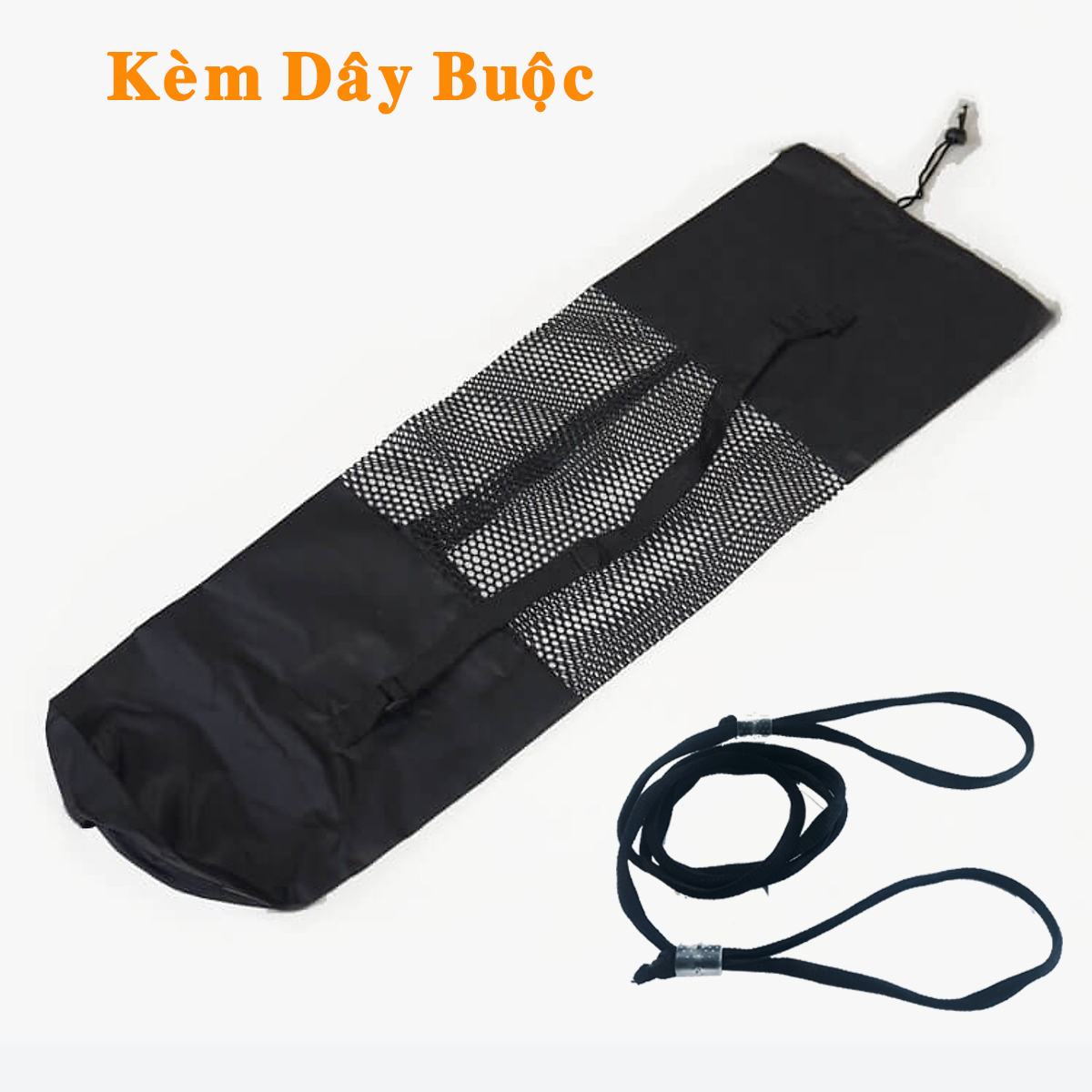 Túi Lưới Đựng Thảm Yoga Cao Cấp – Kèm Dây Buộc Thảm Tập Yoga Cao Cấp