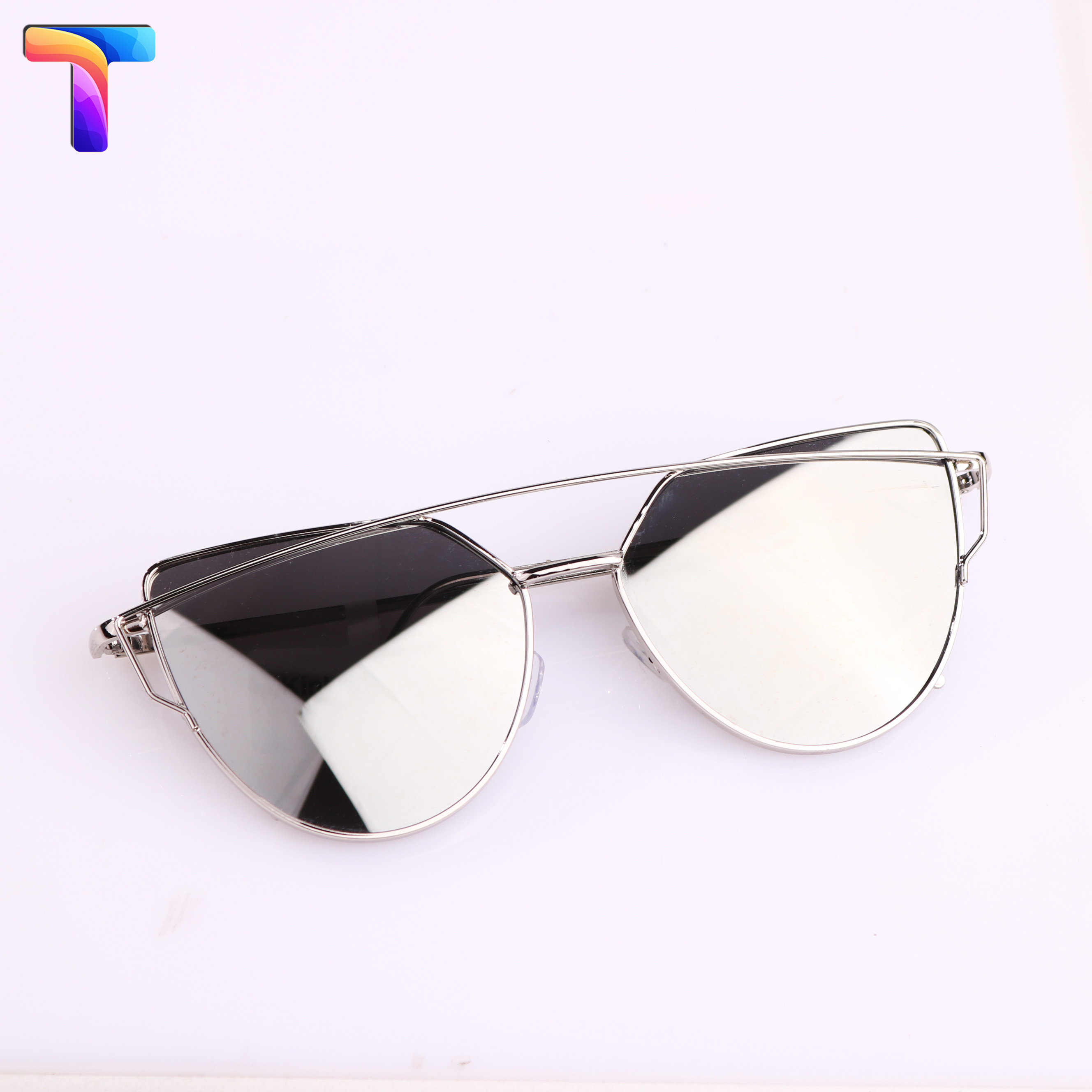 Kính râm phân cực tráng gương Aviator 0017 [ tặng kèm thẻ thử phân cực ]
