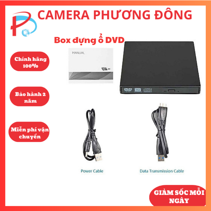 Box đựng ổ dvd gắng ngoài laptop giao tiếp usb 3.0