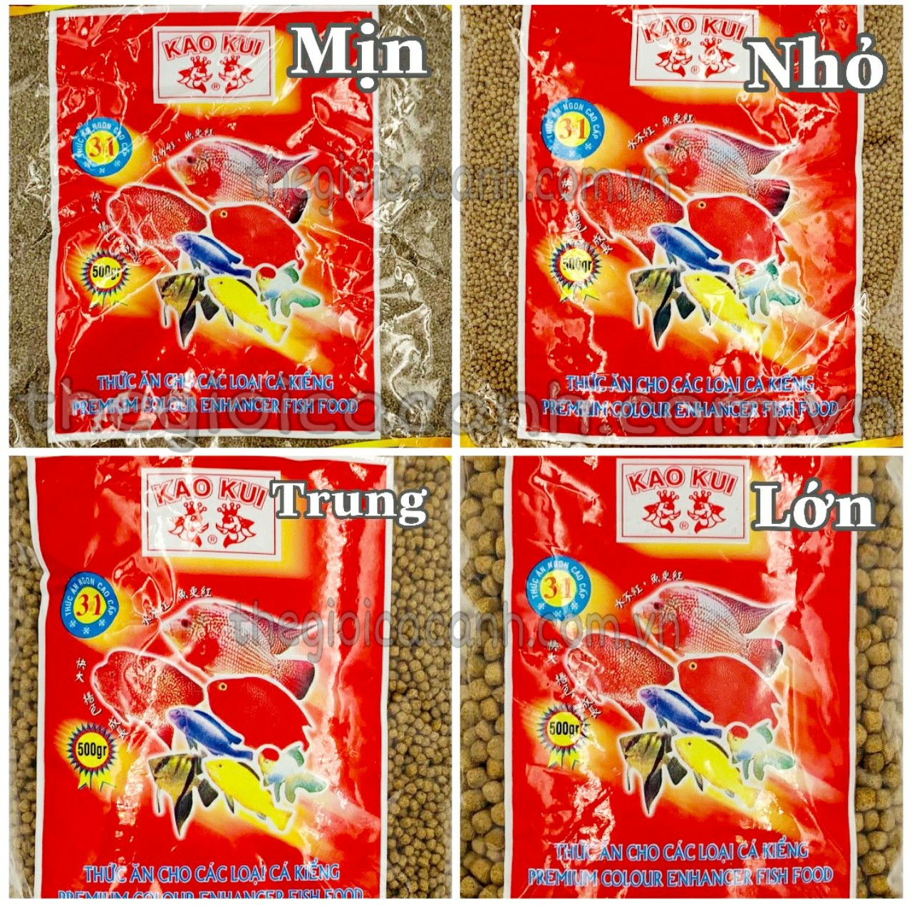 THỨC ĂN CHO CÁ CẢNH KAOKUI 50gr 100gr 200gr 500gr