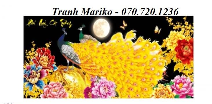 Tranh thêu phú quý cát tường_lv3099_87*43cm