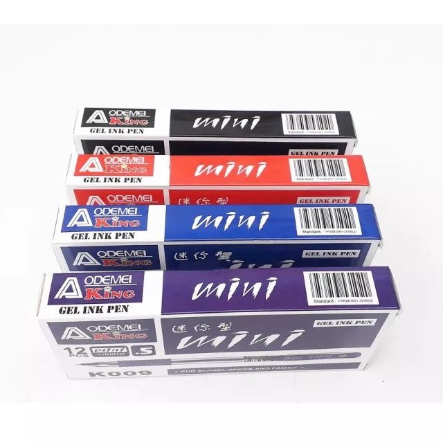 Hộp 12 Cây Bút Mực Nước Mực Xanh/Đỏ/Tím/Đen (Mực đều viết êm)