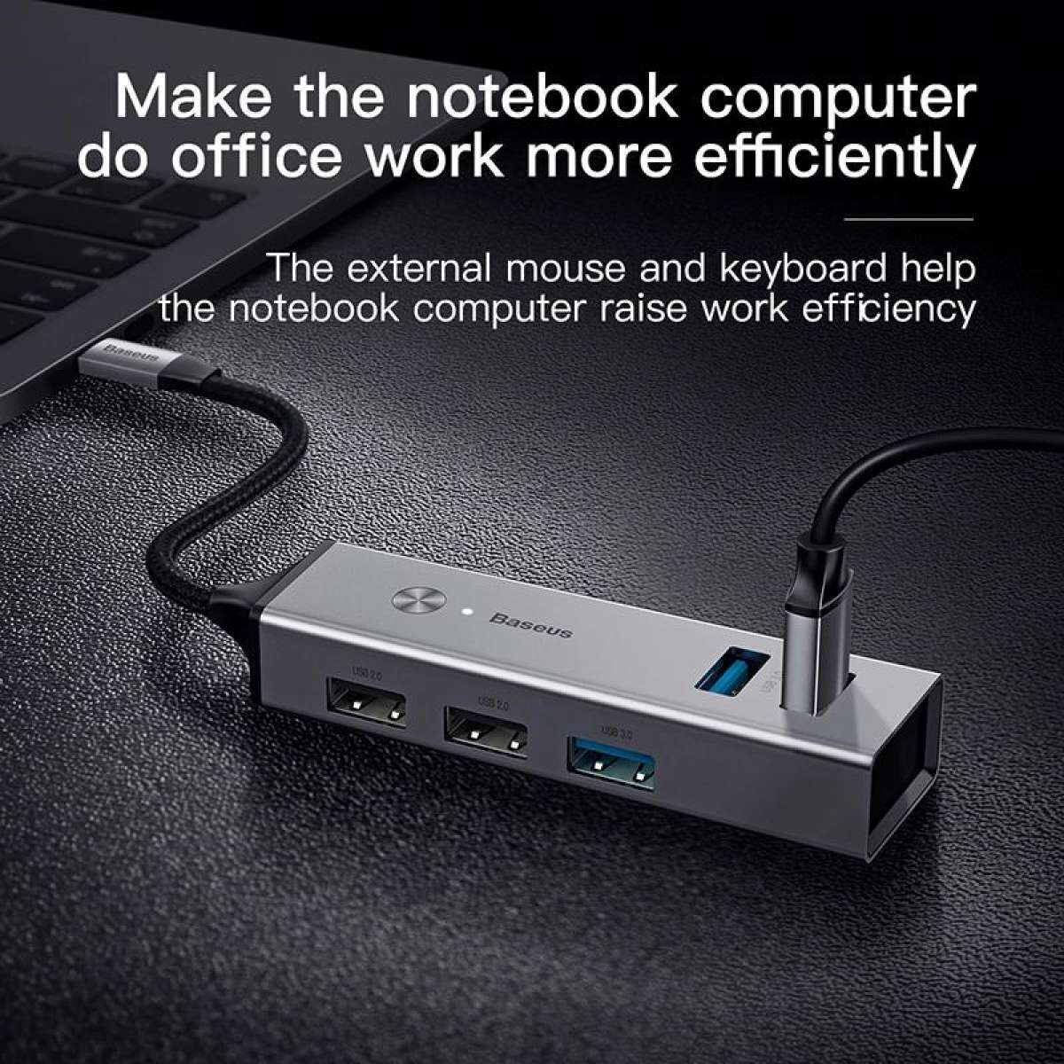 Bộ HUB chuyển đổi Type C sang 5 cổng USB 3.0 (Type C 3.0 to 3 USB3.0 + 2 USB2.0 OTG HUB)