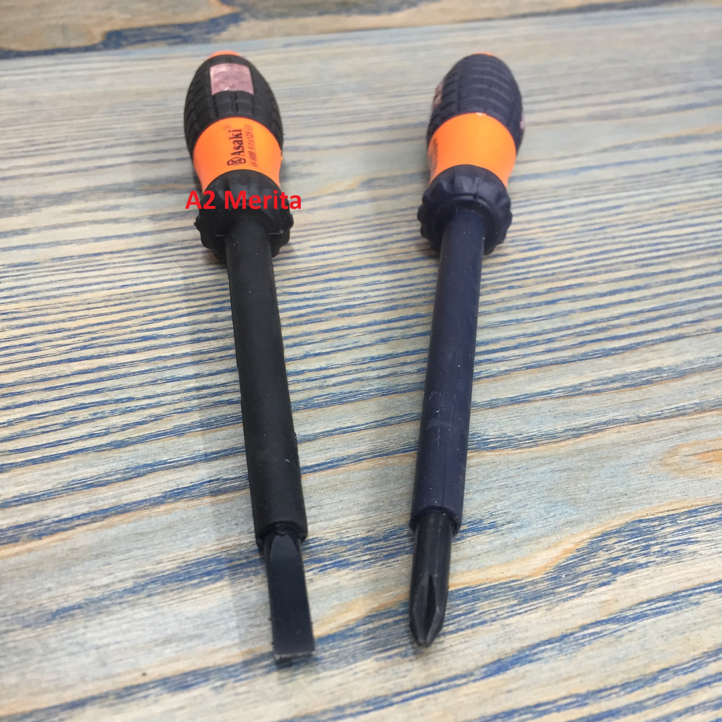 Combo Vít bake + dẹp cách điện và thử điện Asaki 5X100mm