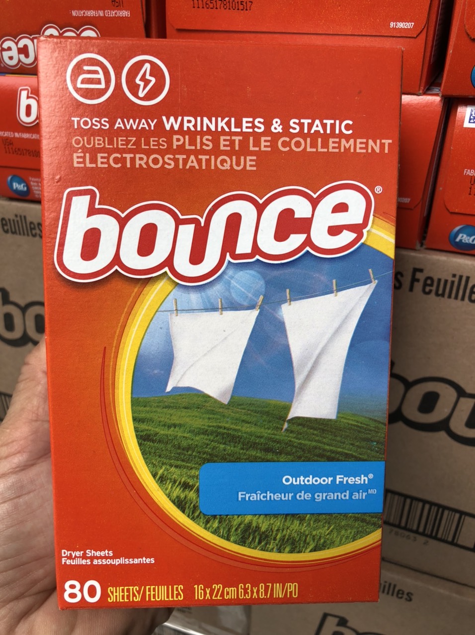 Giấy thơm quần áo Bounce Mỹ