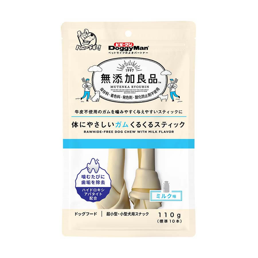 Que gặm sạch răng Doggy Man cho chó - snack thú cưng