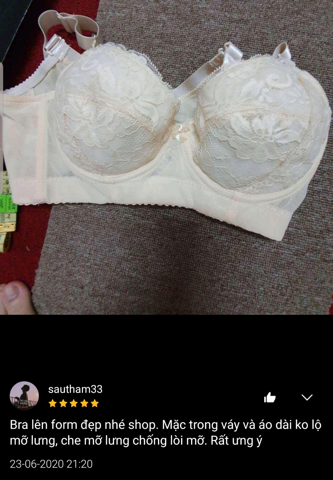 Bra corset che mỡ lưng không gọng mút mỏng, bản lưng to (Mã SP 1886)