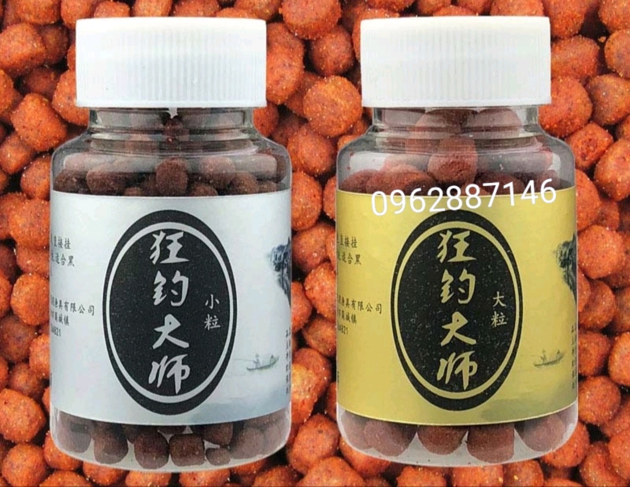 mồi câu cá mồi cám viên 120 viên siêu hot