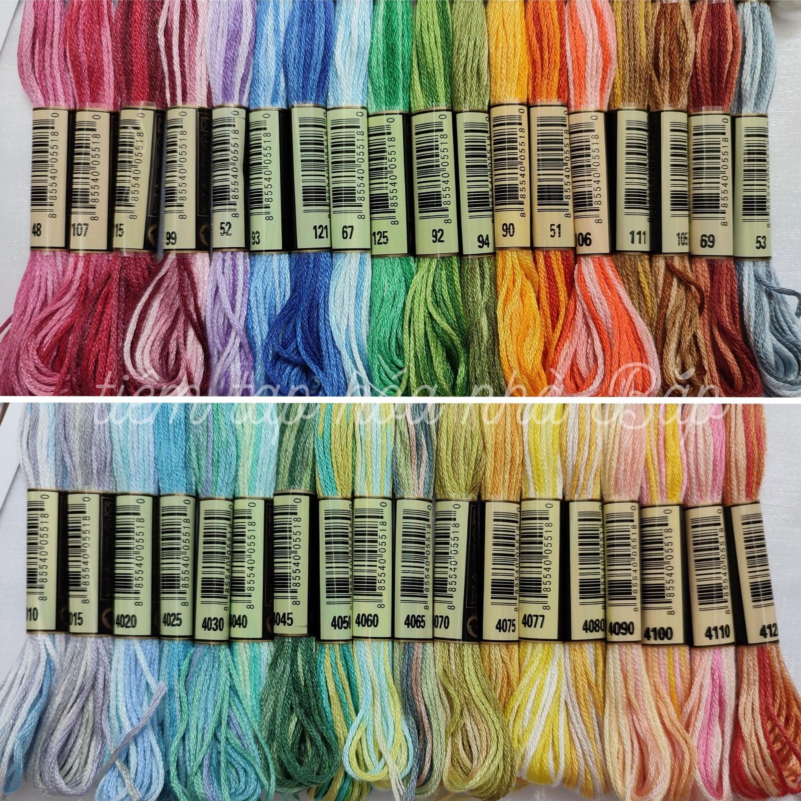 Set 78 Màu Chỉ Cotton Loang Airo