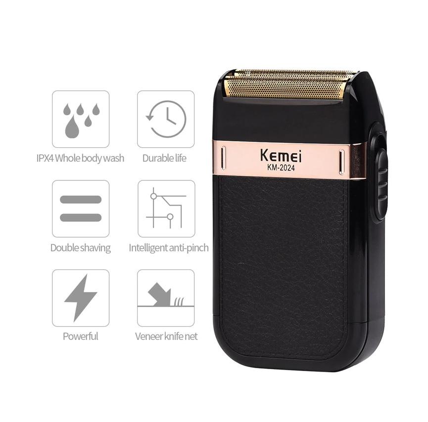 [HCM]Máy Cạo Râu Khô  KEMEI KM 2024 - Rainstore