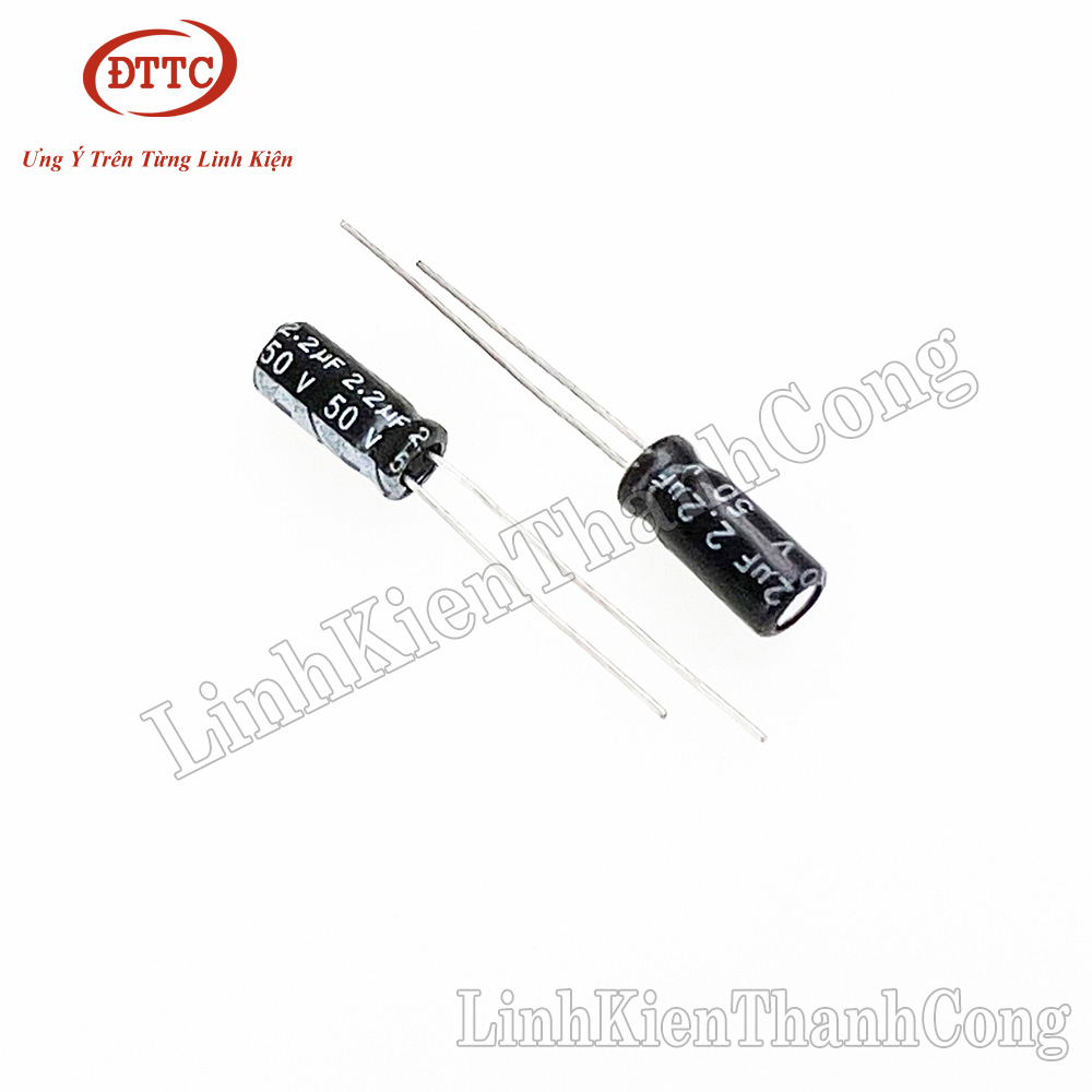 Bộ 5 Chiếc Tụ Hóa 2.2uF 50V (5x11mm)