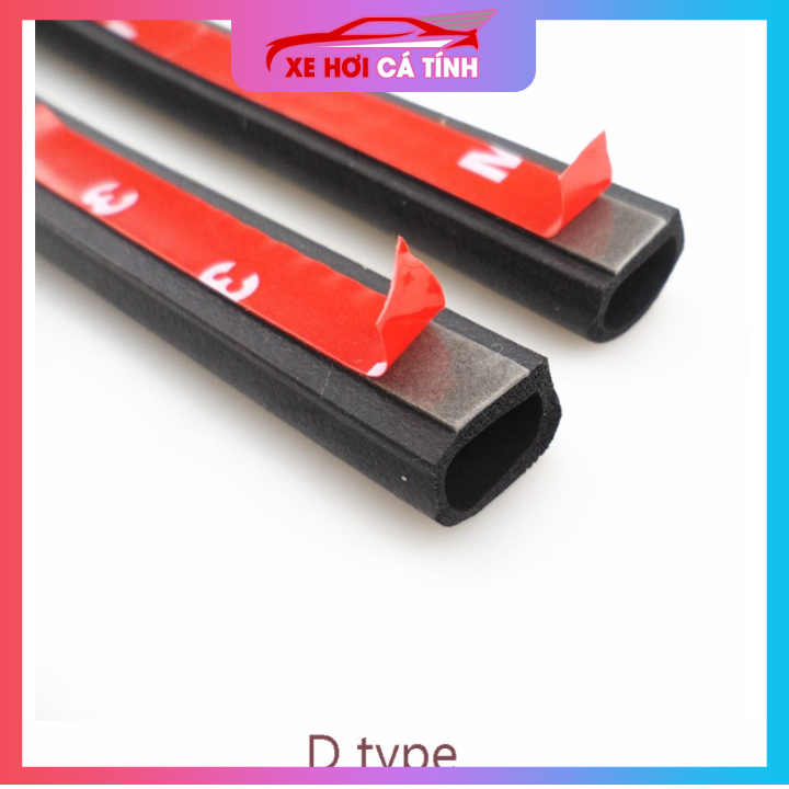Cuộn 5 m Gioăng cao su chữ d chống ồn cho xe sản phẩm tốt đạt chất lượng cao, cam kết sản phẩm nhận được như hình