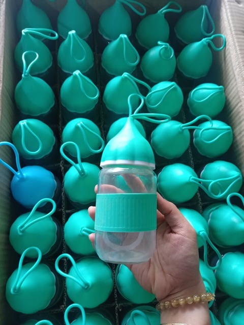 [HCM]Bình Thủy Tinh Đựng Nước Siêu Cute 300Ml