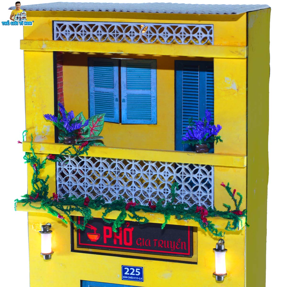[HCM]MÔ HÌNH SÀI GÒN XƯA - TRANH VỈA HÈ - AD03