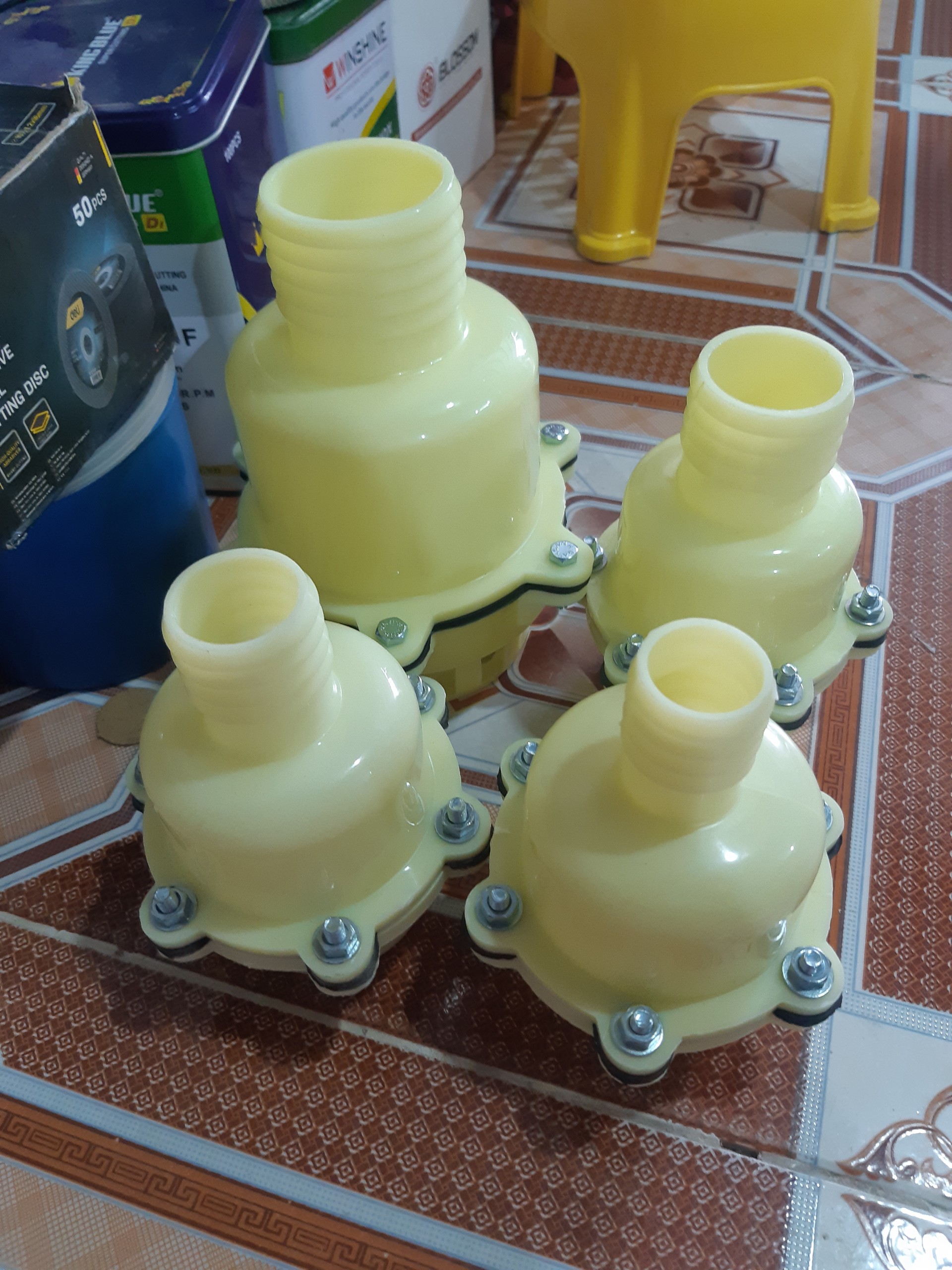 Luppe Máy Bơm Nước nhựa (Rọ Lọc Rọ Bơm Giỏ Hút Nước) phi 34, 42, 49, 60mm