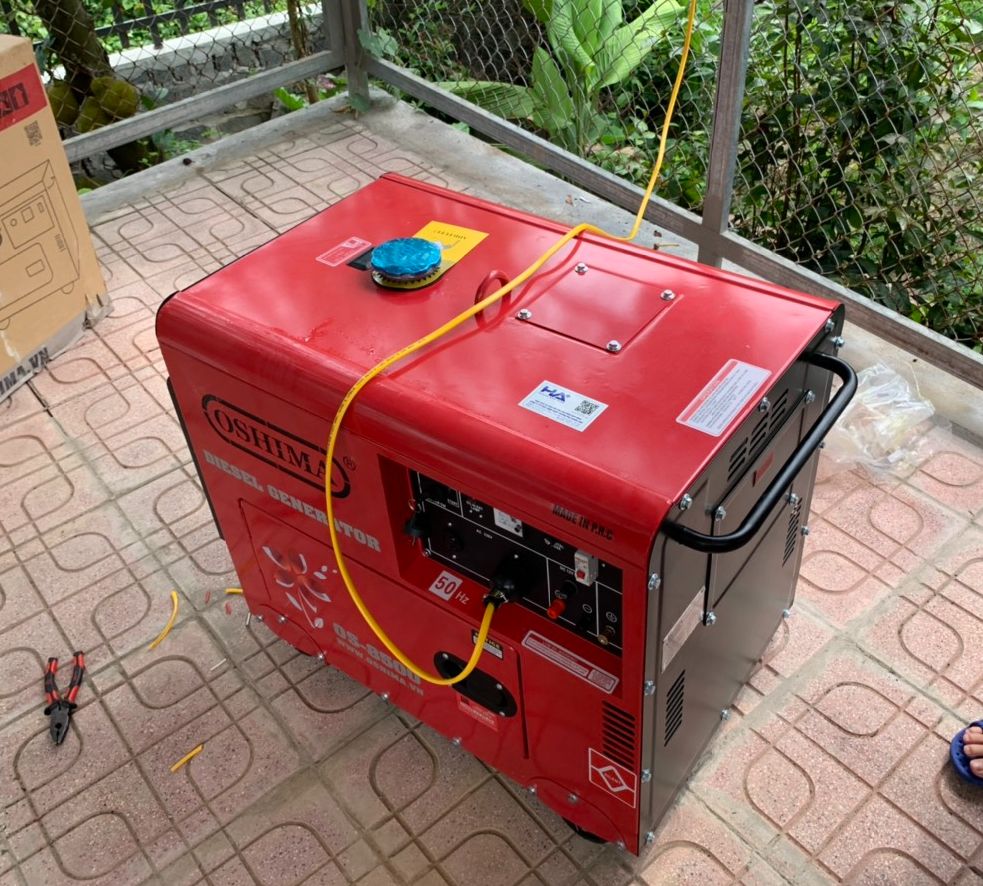 Máy Phát Điện Chạy Dầu 7kw Oshima 8500