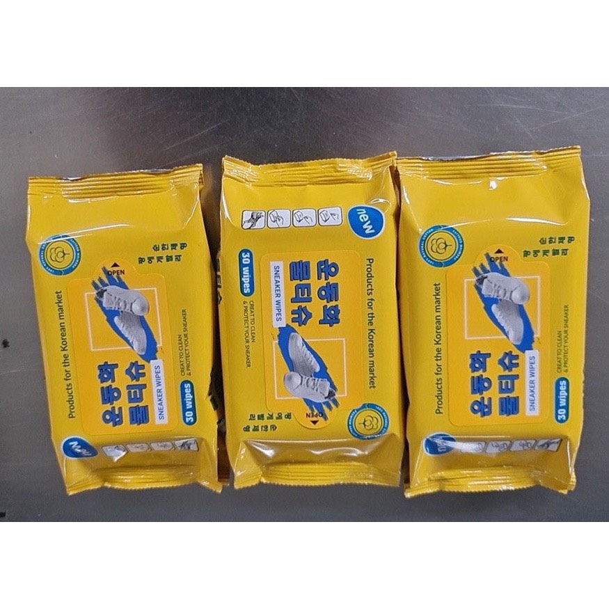 ⛔GIADUNGHOALONG⛔ Bịch 30 tờ giấy lau giày (LOẠI LAU GIÀY)