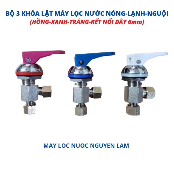 Van Khóa Vòi Nước Nóng Lạnh - (Dùng Trong Máy Lọc Nước RO Nóng Lạnh Nguội)