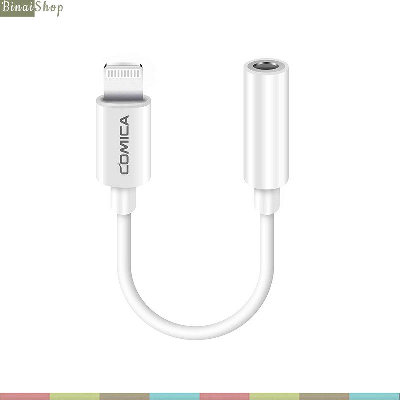 Comica cvm-spx-mi - cáp chuyển đổi 3.5mm trrs female sang lightning