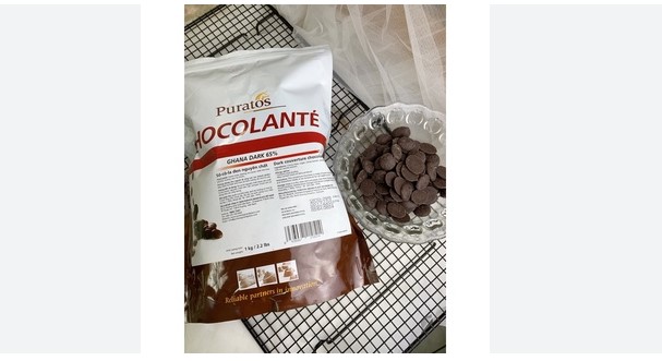 Socola Puratos hạt nút đen 200g