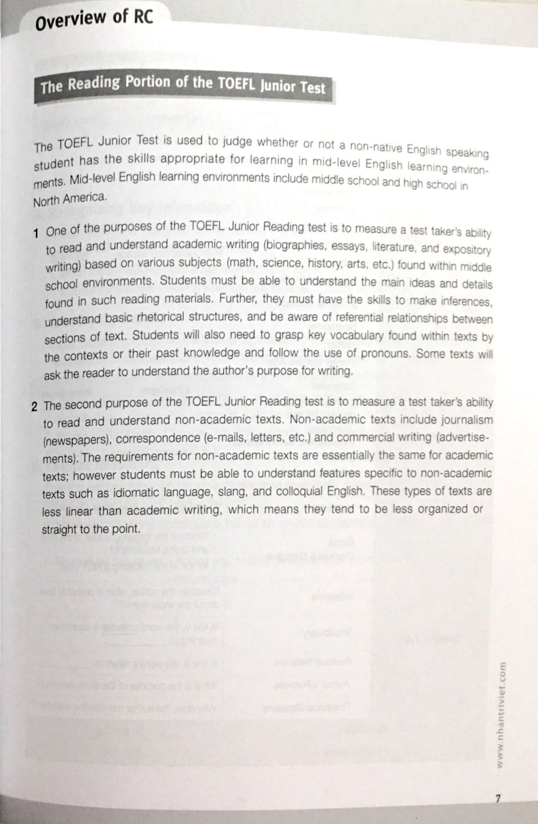 Sách Fahasa - Master TOEFL Junior - Basic (Cefr Level A2) - Reading