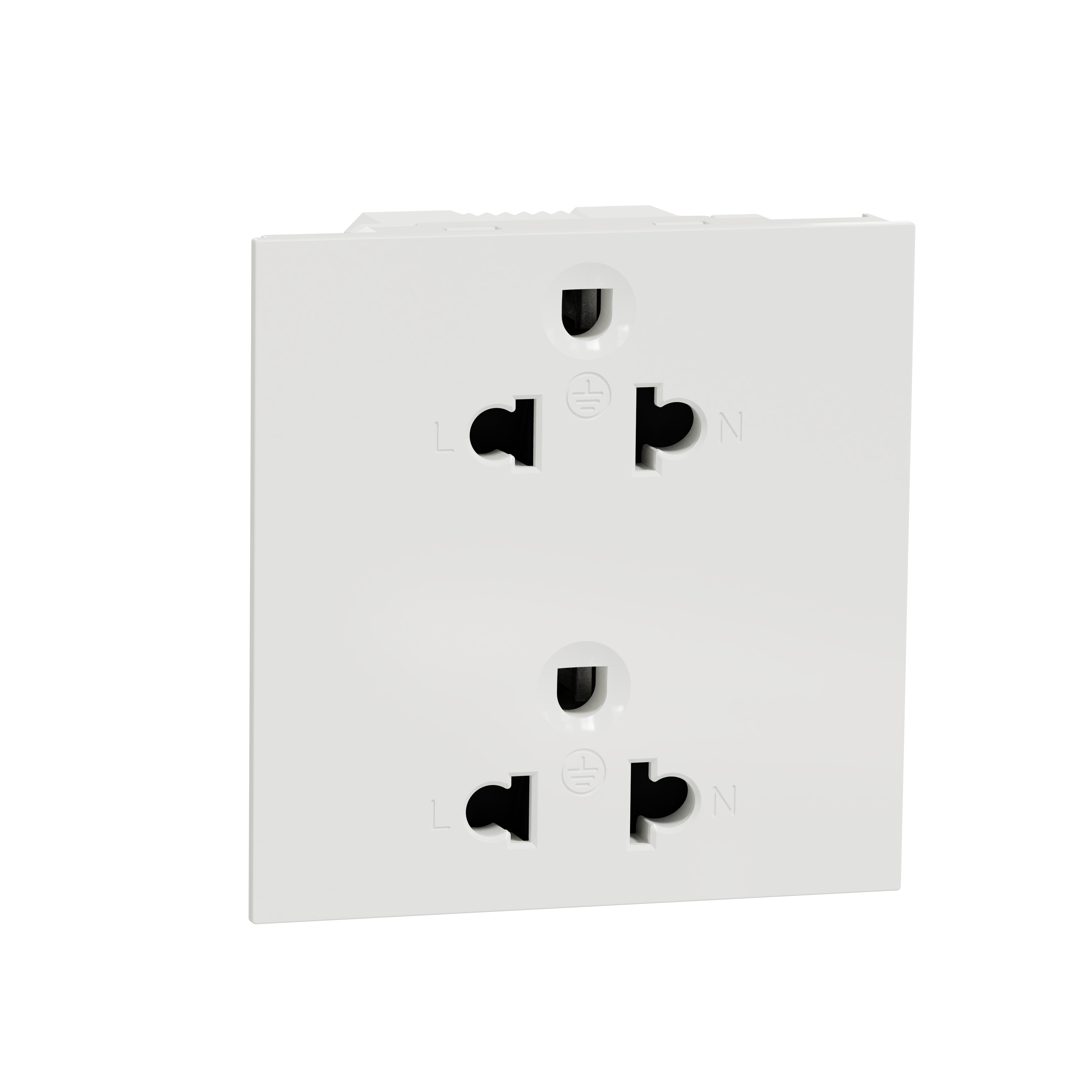 Ổ cắm đôi 3 chấu 16A, size E AvatarOn A - Schneider Electric - M3T426UST2-WE