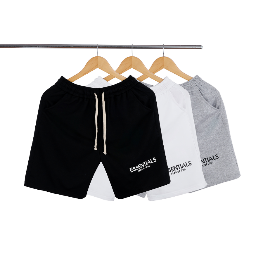 Quần short ESSENTIALS, quần đùi nam ZUTEE chất nỉ cotton cao cấp 3655 unisex kiểu dáng ulzzang