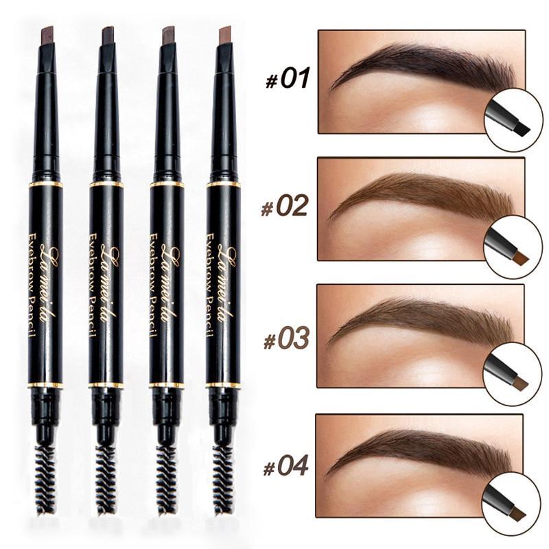 (Sỉ 8k)Chì Kẻ Mày Double Effect Lameila 02 đầu không thấm nước 4.9 giá rẻ