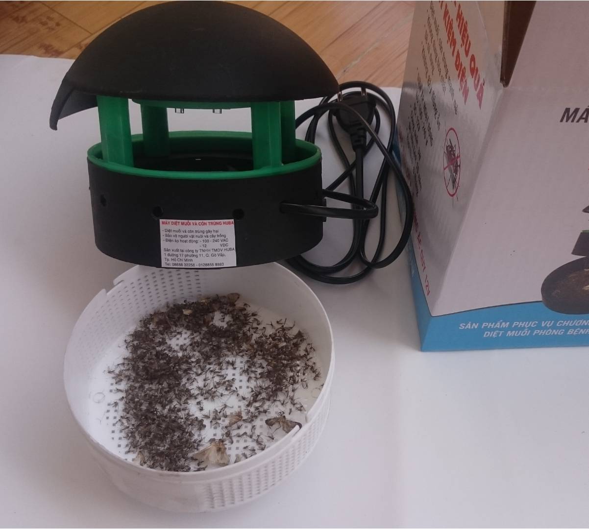 Đèn bắt muỗi Huba - 2 năm bảo hành - đọc kĩ mô tả
