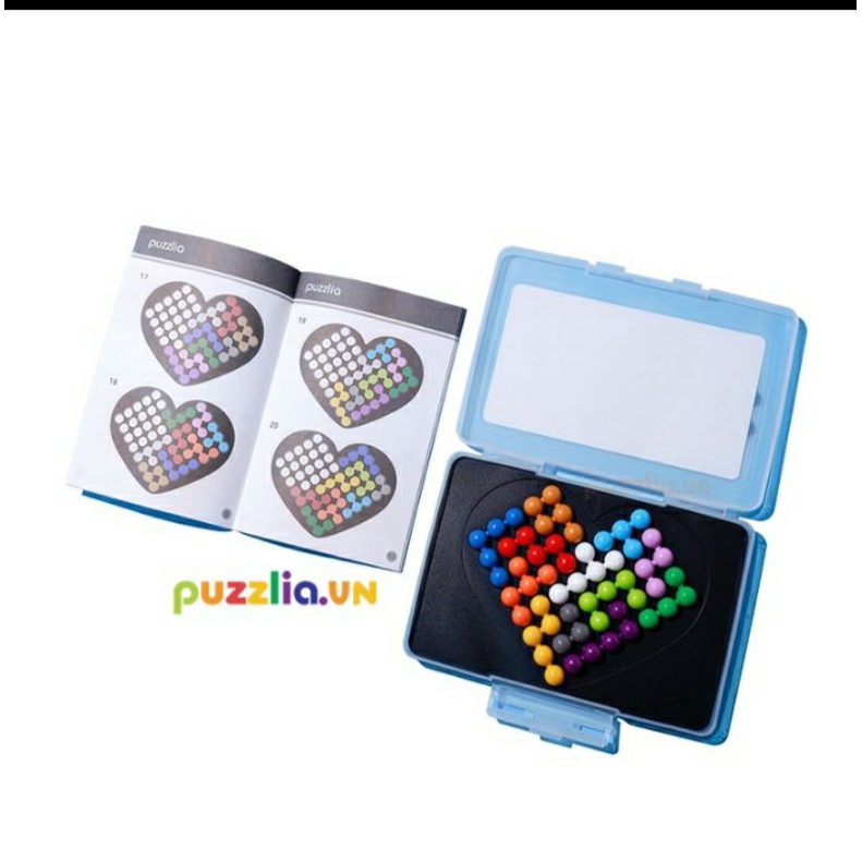 Đồ chơi Puzzlia Beads Puzzle Heart ( Hình trái tim )