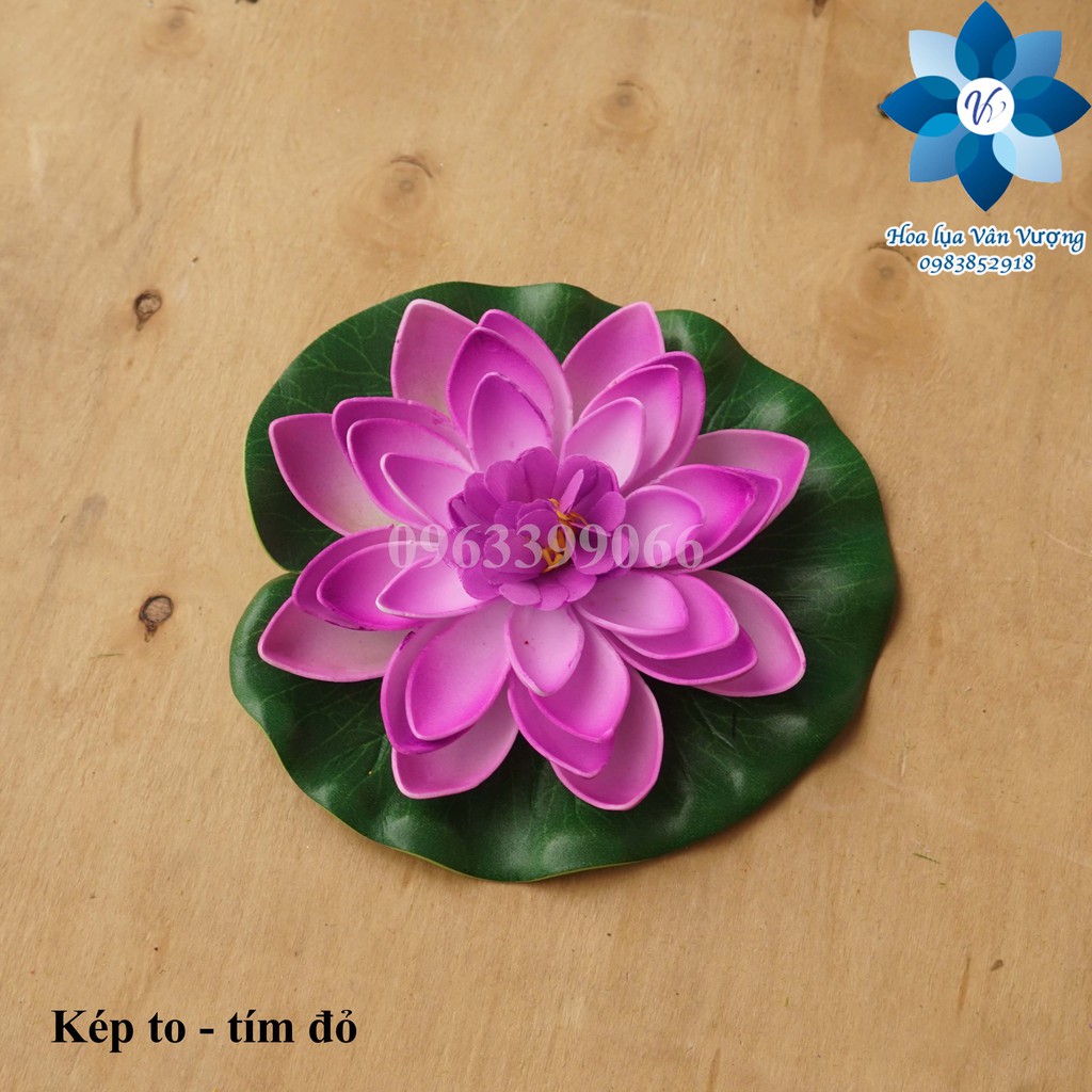 Hoa Giả 🌺FREESHIP🌺 Hoa Sen Thả Nước 16cm