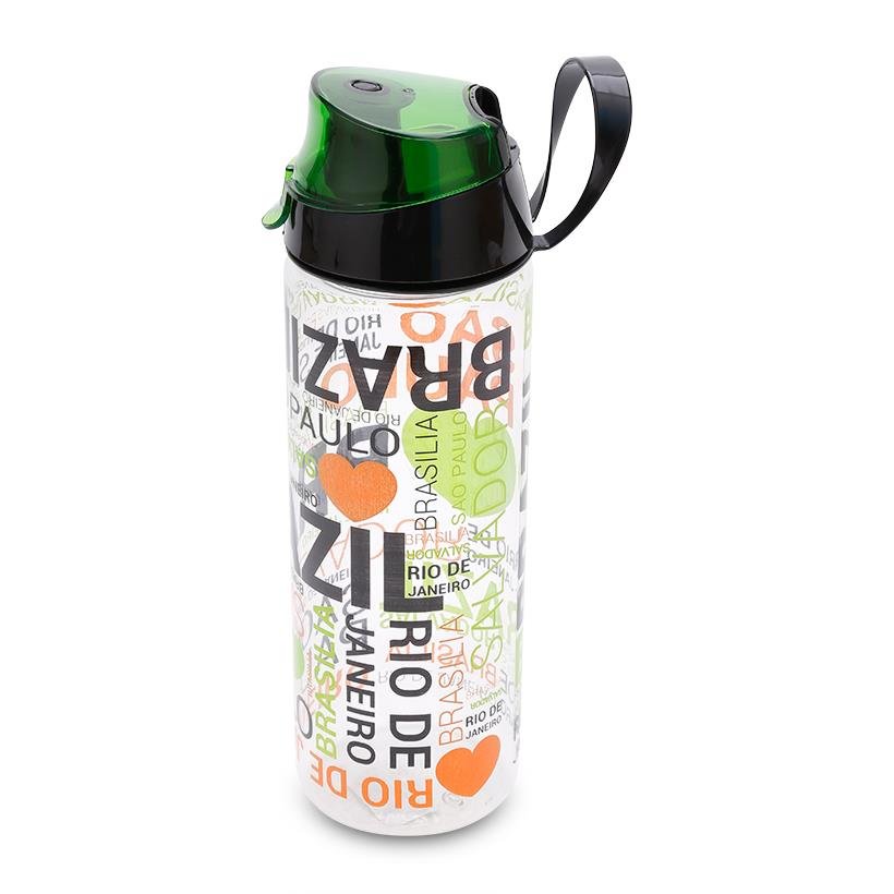 Bình nhựa thể thao có nắp Herevin 750ml (Họa tiết)
