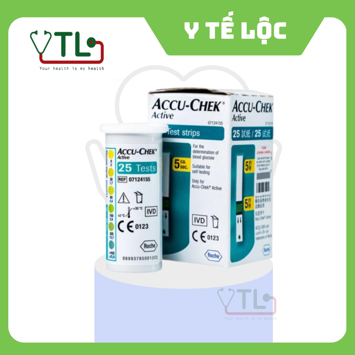 Que thử đường huyết Accu Chek Active