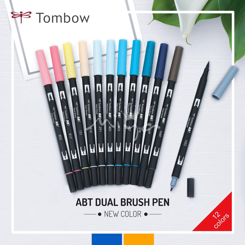 Bút Lông Cọ 2 Đầu Tombow ABT lựa chọn theo màu/cây