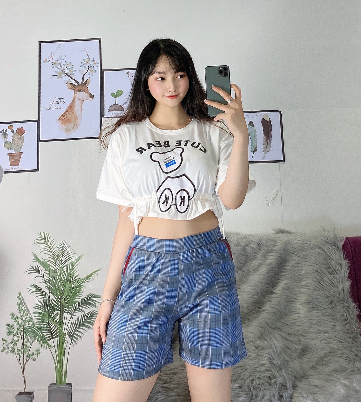 Quần Đùi Có Túi Lưng Thun Co Dãn dưới 58kg