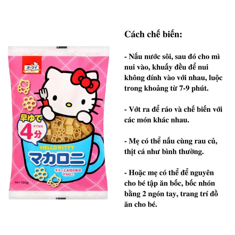 Nui ăn liền Hello Kitty Nhật cho bé Date 02/2026